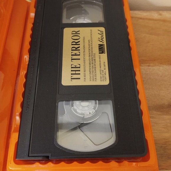 Jack Nicholson THE TERROR VHS w/ Bonus Scary Movie Sounds CD - Picture 3 of 3